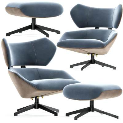 现代休闲椅-3D18